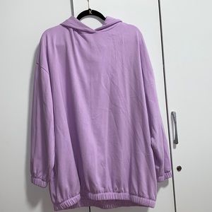 Purple Oversized Hoodie